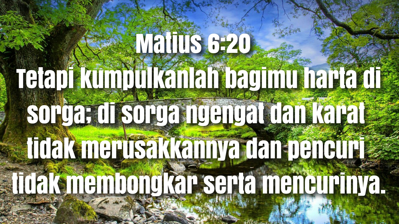 RENUNGAN BACK TO BIBLE MENGARAHKAN GAYA HIDUP YANG