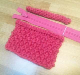 finishing, knitting, purse, sew, yarn, pink, design, zipper, pocket, pouch