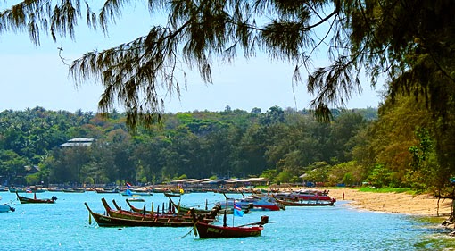 rawai waterfront  in the south