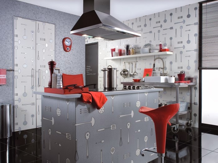 Marzua: Papel pintado para cocinas