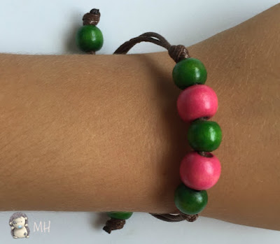 Pulsera cordón encerado