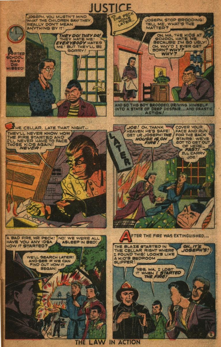 Read online Justice Comics (1948) comic -  Issue #6 - 31