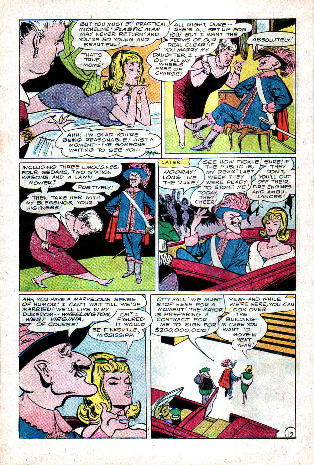 Read online Plastic Man (1966) comic -  Issue #3 - 25