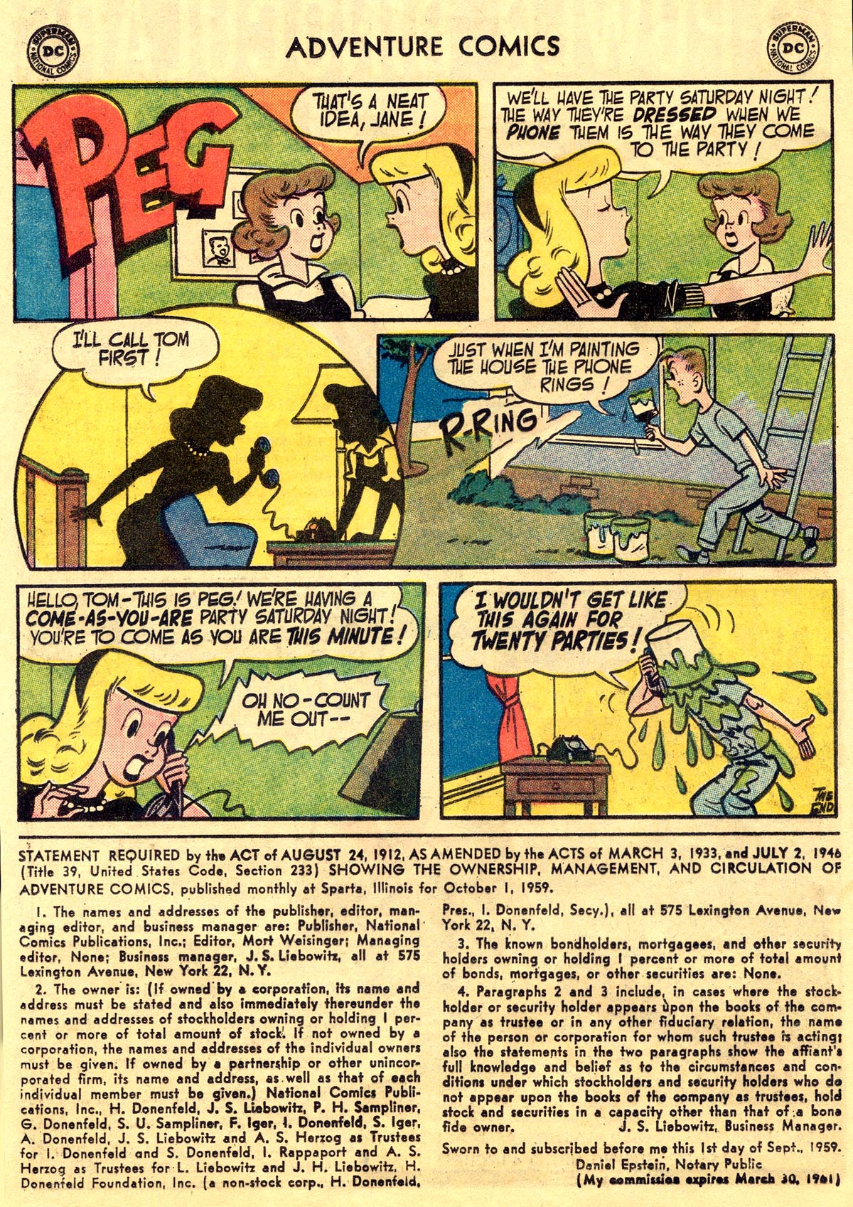 Read online Adventure Comics (1938) comic -  Issue #269 - 16