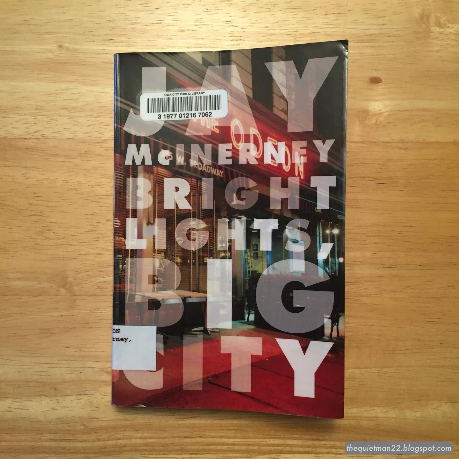 The Bookworm 'Bright Lights, Big City'