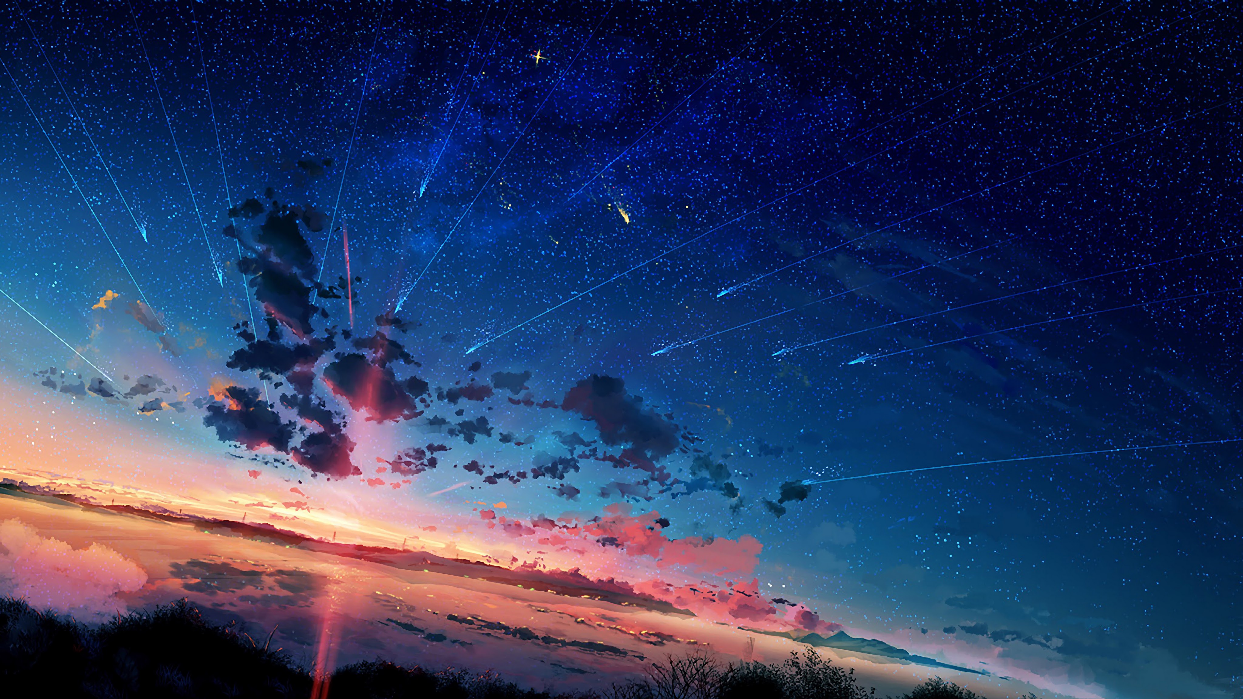 Shooting Star HD Anime 4k Wallpapers Images Backgrounds Photos and  Pictures