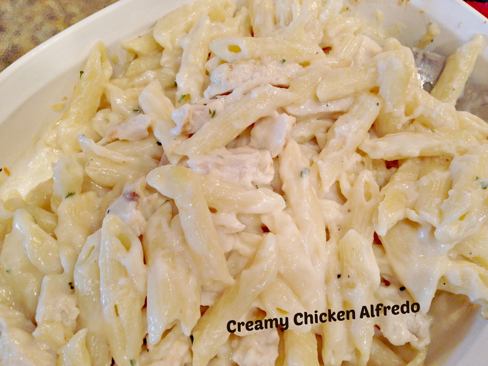 I Like to Bake and Cook Blog Easy Chicken Alfredo with penne