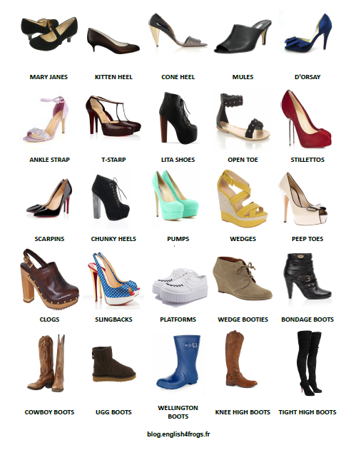 Chaussure en anglais Outlet