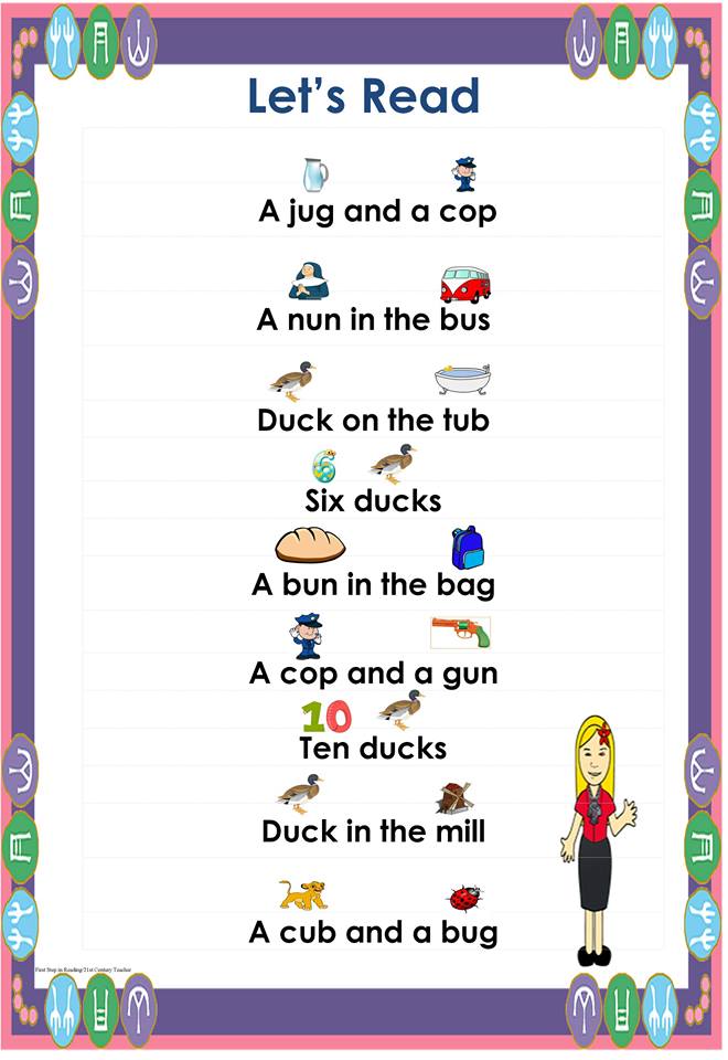 BULLETIN FREE E-BOOK: First Step in Reading for Kindergarten and Grade