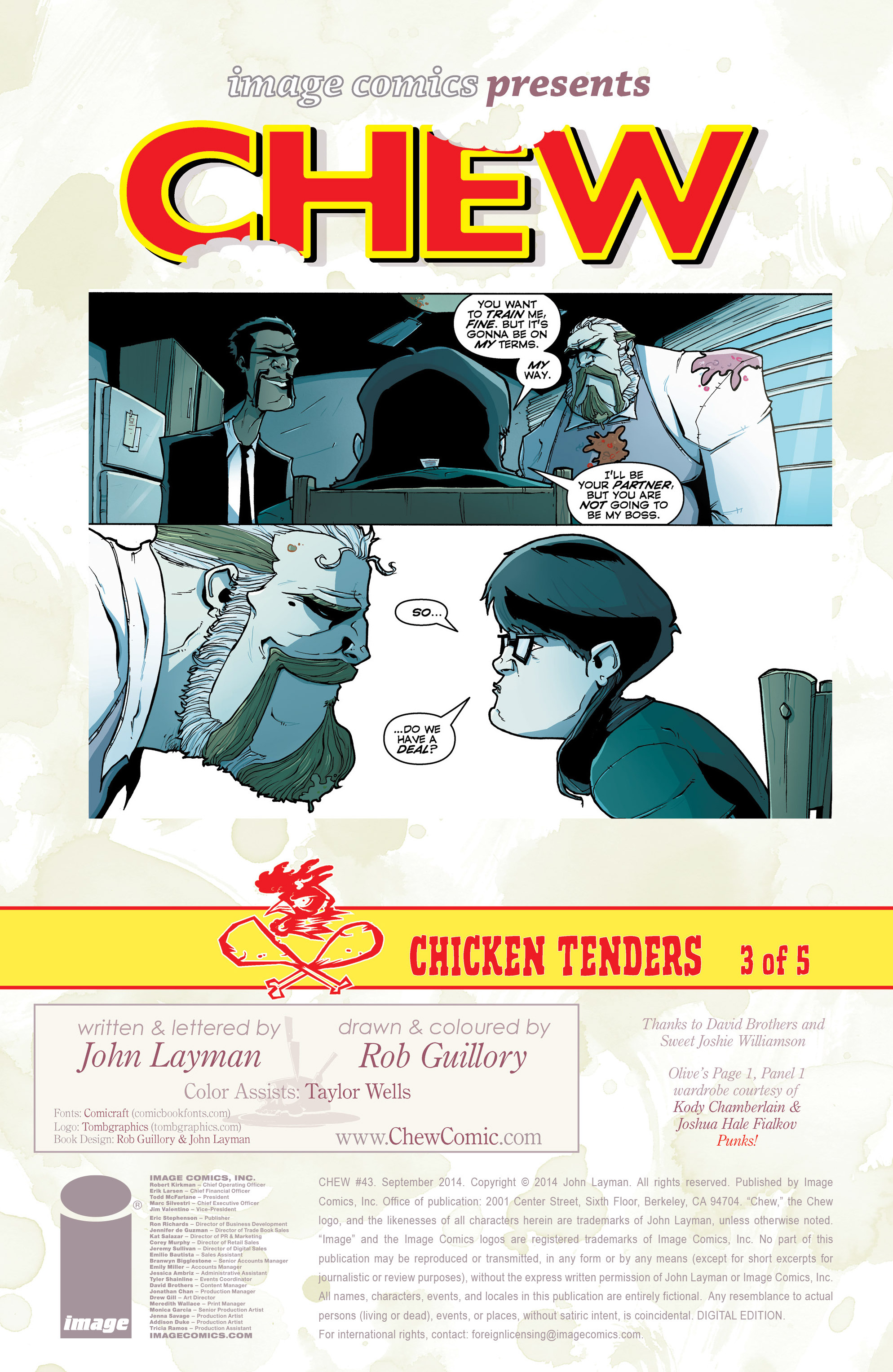 Read online Chew comic -  Issue #43 - 2