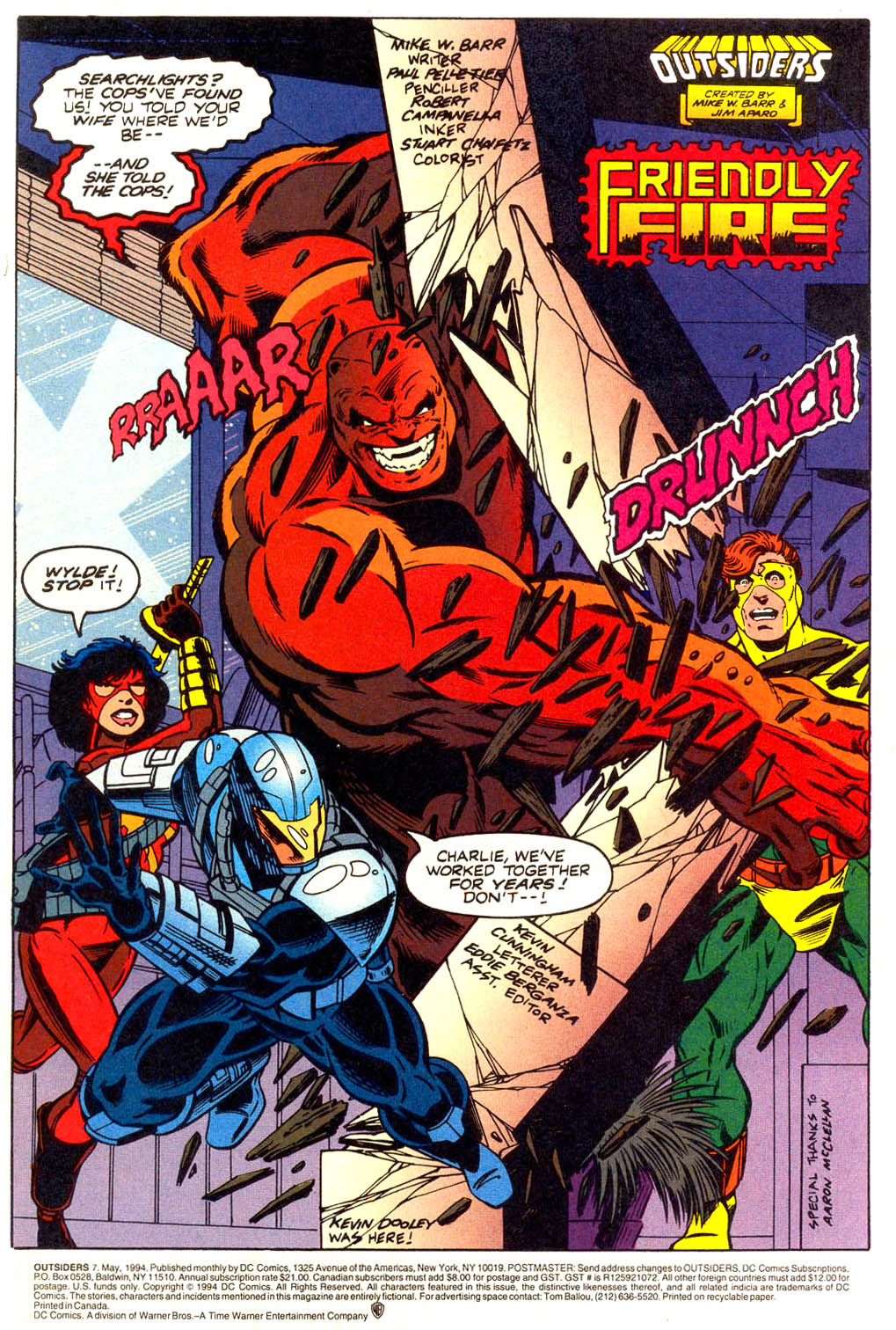 Read online Outsiders (1993) comic -  Issue #7 - 2