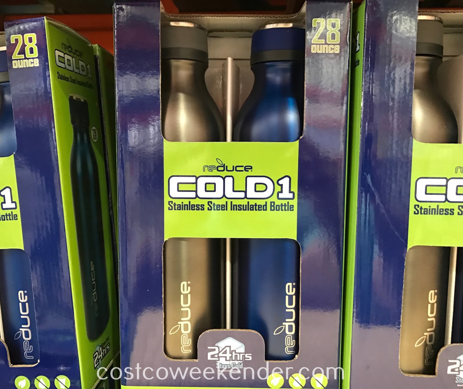 Reduce Cold1 Stainless Steel Insulated Bottle (2 pack) Costco Weekender