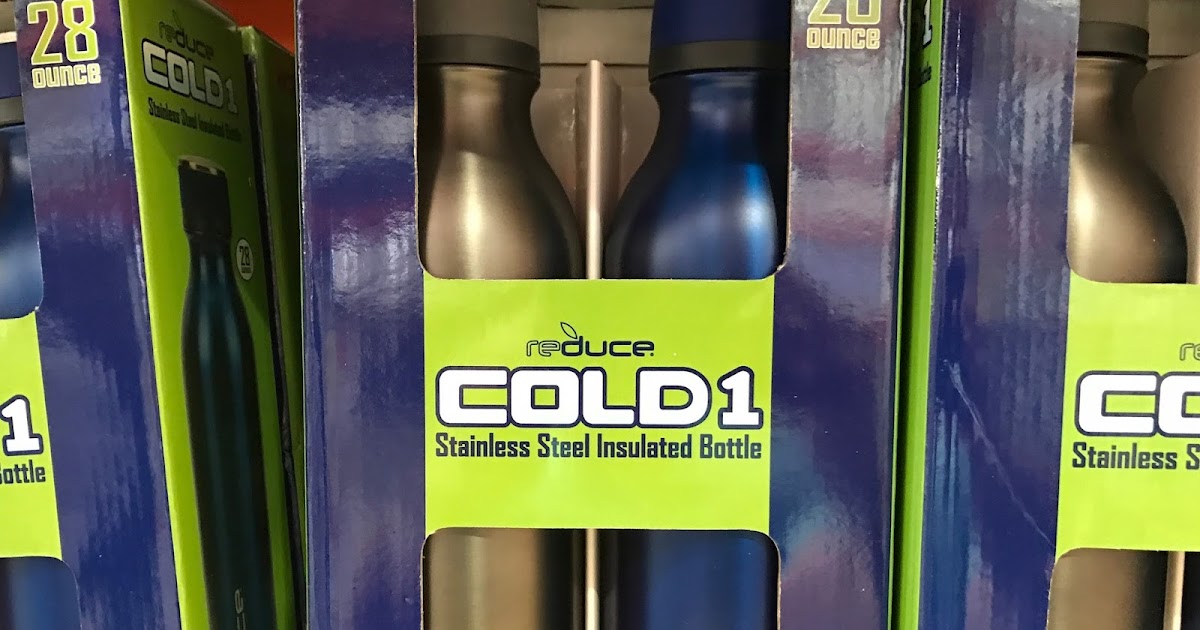 Reduce Cold1 Stainless Steel Insulated Bottle (2 pack) Costco Weekender