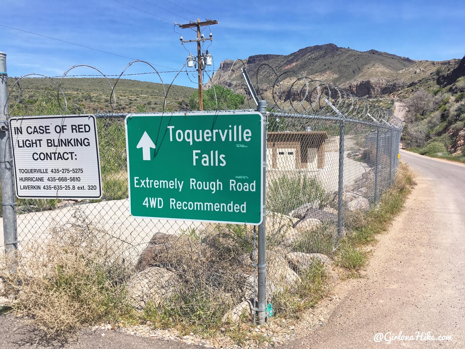 Visiting Toquerville Falls Girl on a Hike