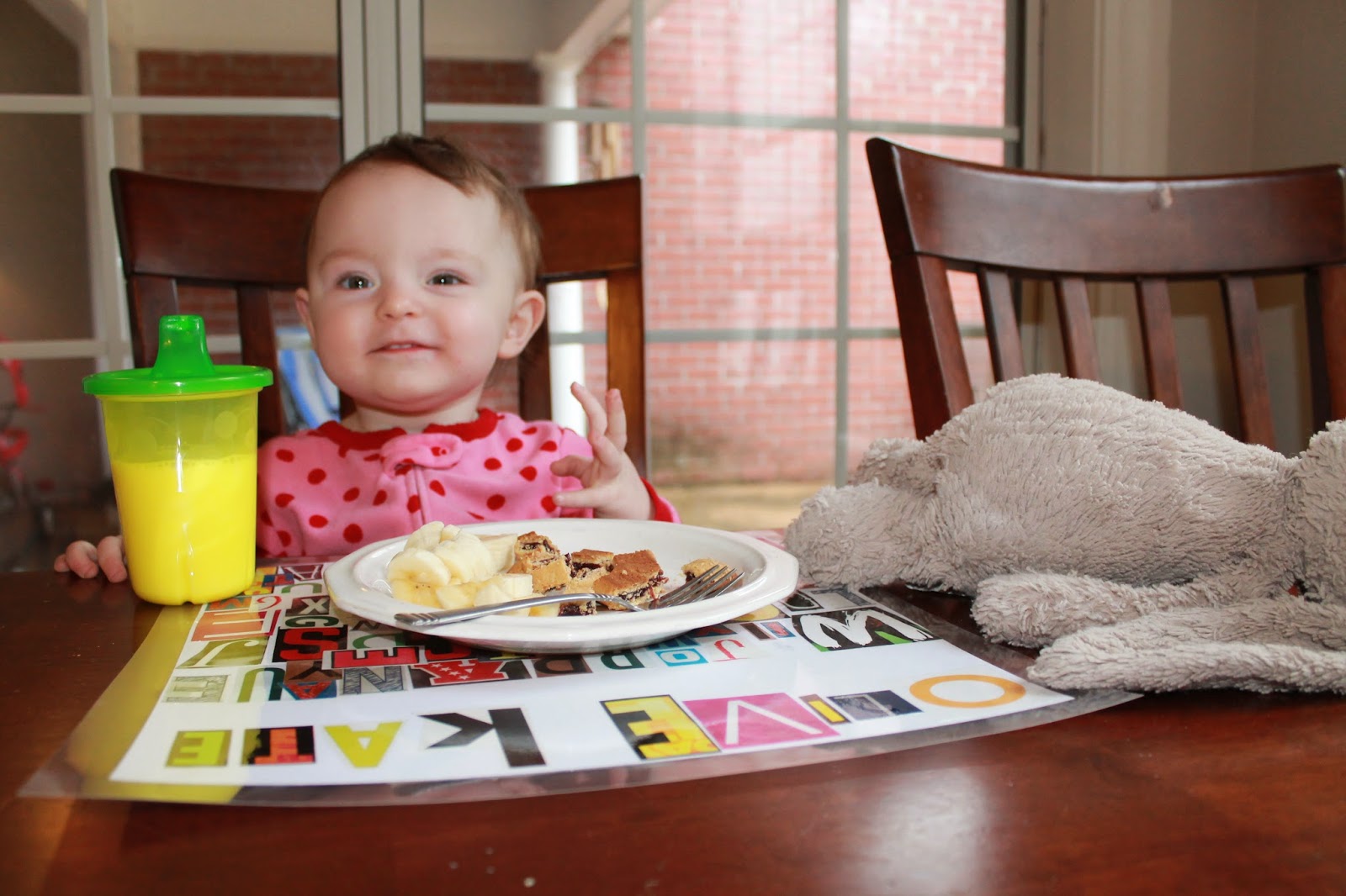 Polka-Dotty Place: DIY Toddler Placemats
