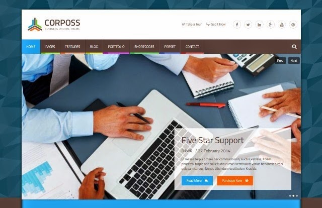 Corposs - Responsive Business Drupal Theme