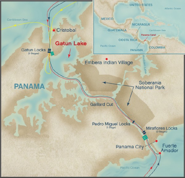 Image result for Map Fuerte Amador, Panama