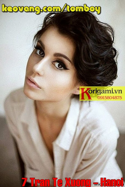 KIỂU TÓC NGẮN TOMBOY ĐẸP DÀNH CHO GƯƠNG MẶT TRÒN MŨM MĨM