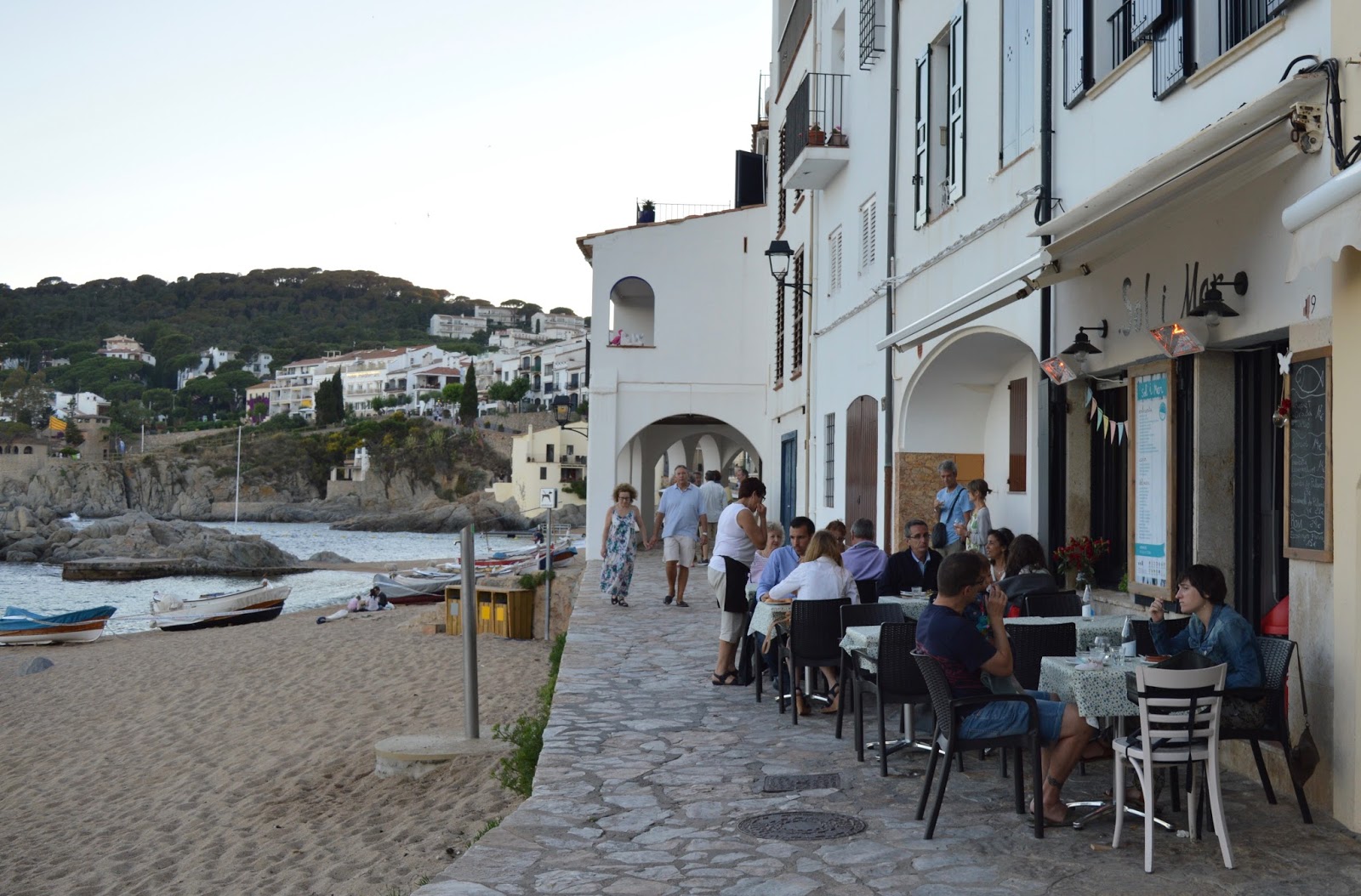 The beautiful coastal town of Calella de Palafrugell