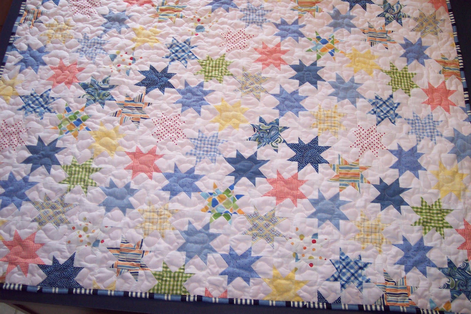 Alisa's Craft Corner Sparkle Punch Baby Quilt