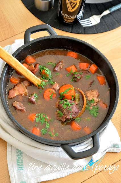 Ragoût de boeuf à la Guinness (Irish beef stew) 