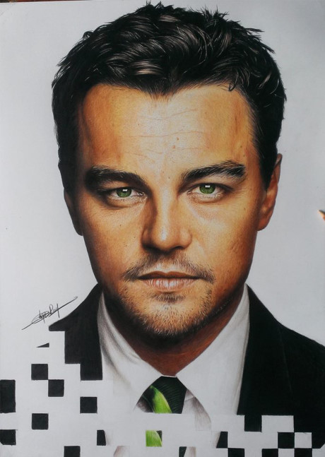 Chang trai Gia Lai ve tranh chan dung song dong nhu that - Anh 5