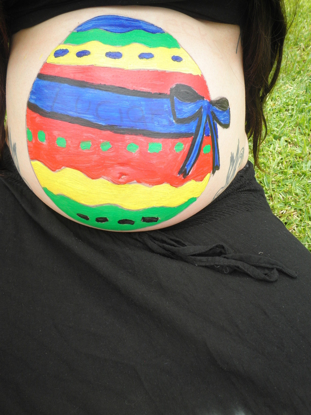 belly painting 