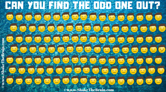 In this Find the Emoji Brain Teaser, your challenge is to find the Emoji which different from others