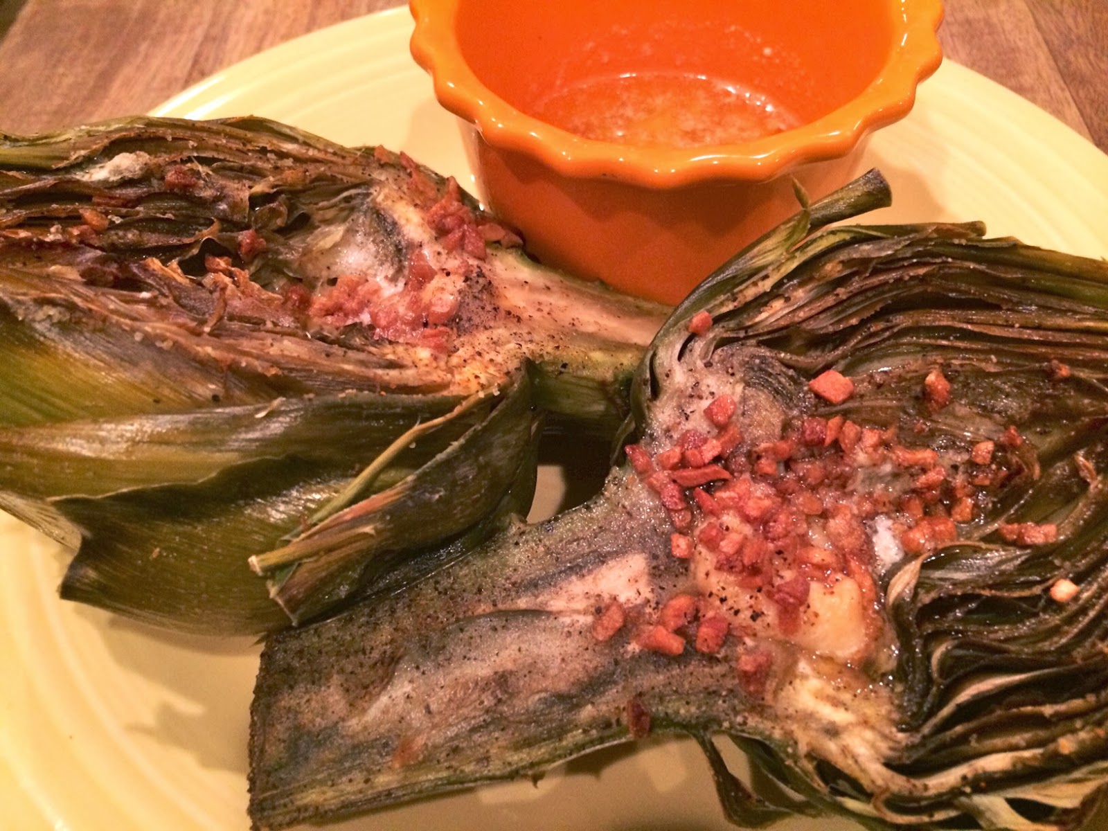 Pine Creek Style Oven Roasted Artichokes