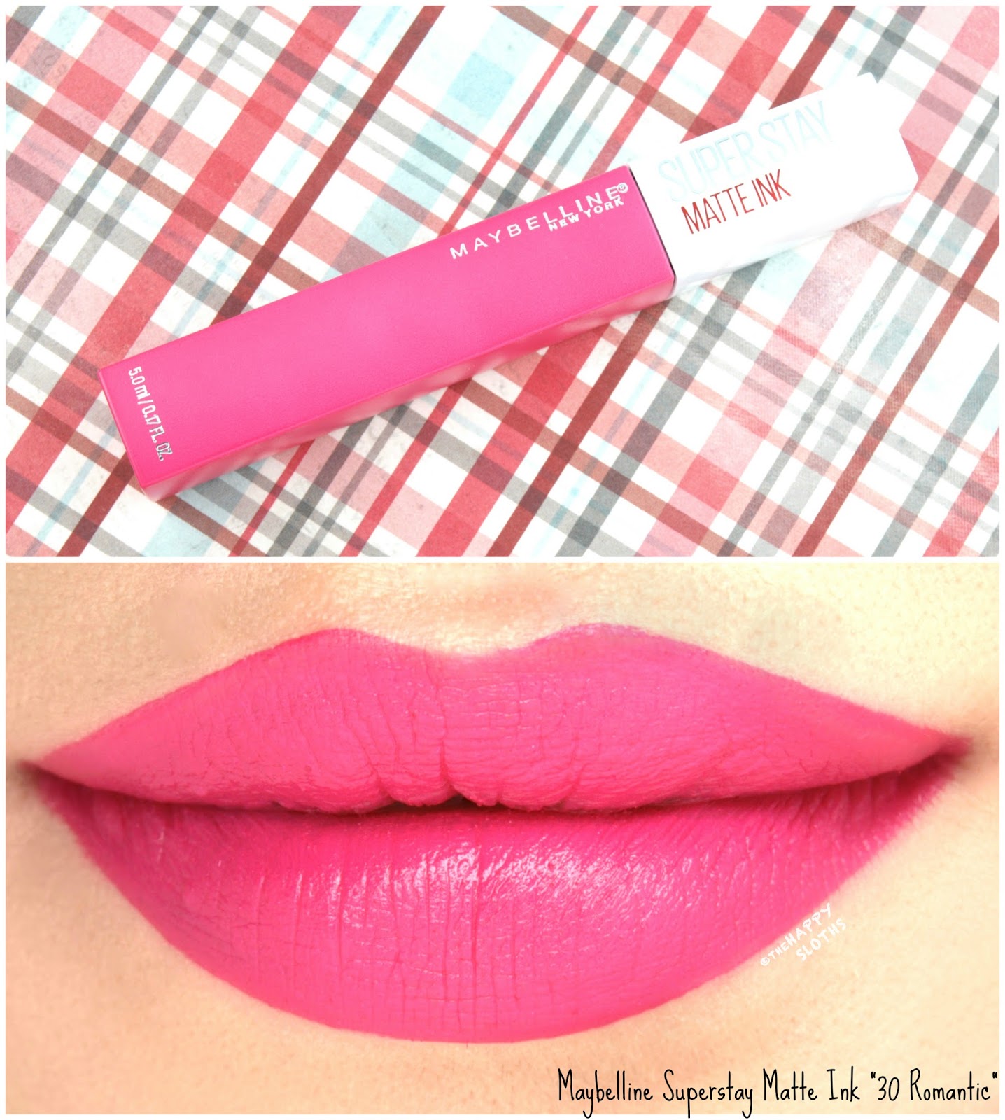 Maybelline Superstay Matte Ink Liquid Lipstick | 30 Romantic: Review and Swatches