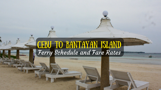 Cebu to Bantayan ferry schedule