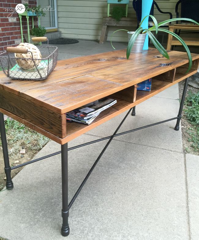 Rustic Industrial Table, MyLove2Create