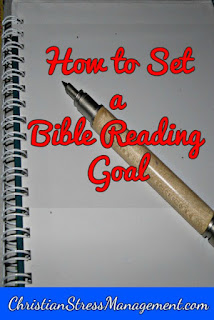 How to set a Bible reading goal