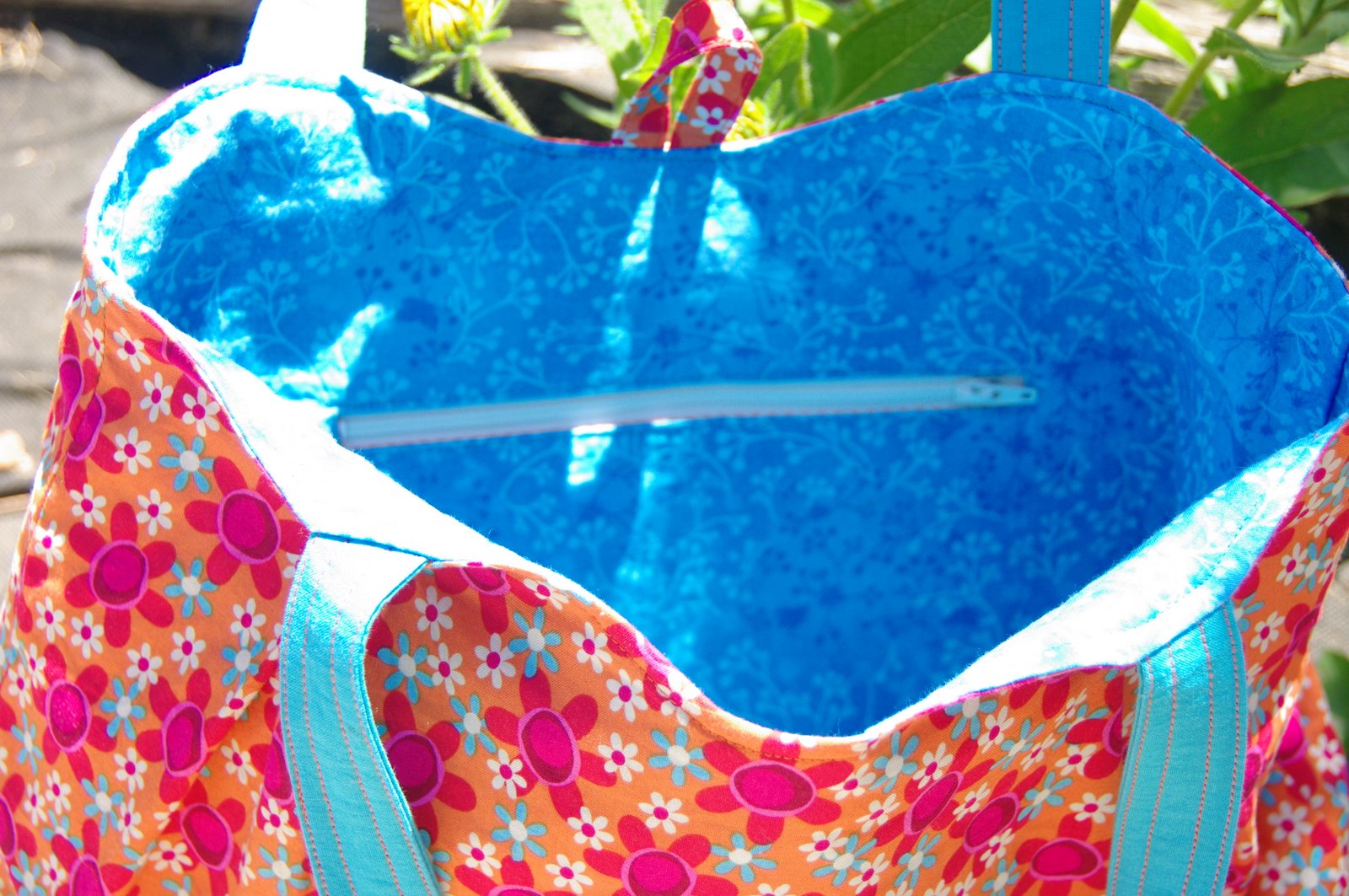 Dakota Sews Pleated Tote Bag