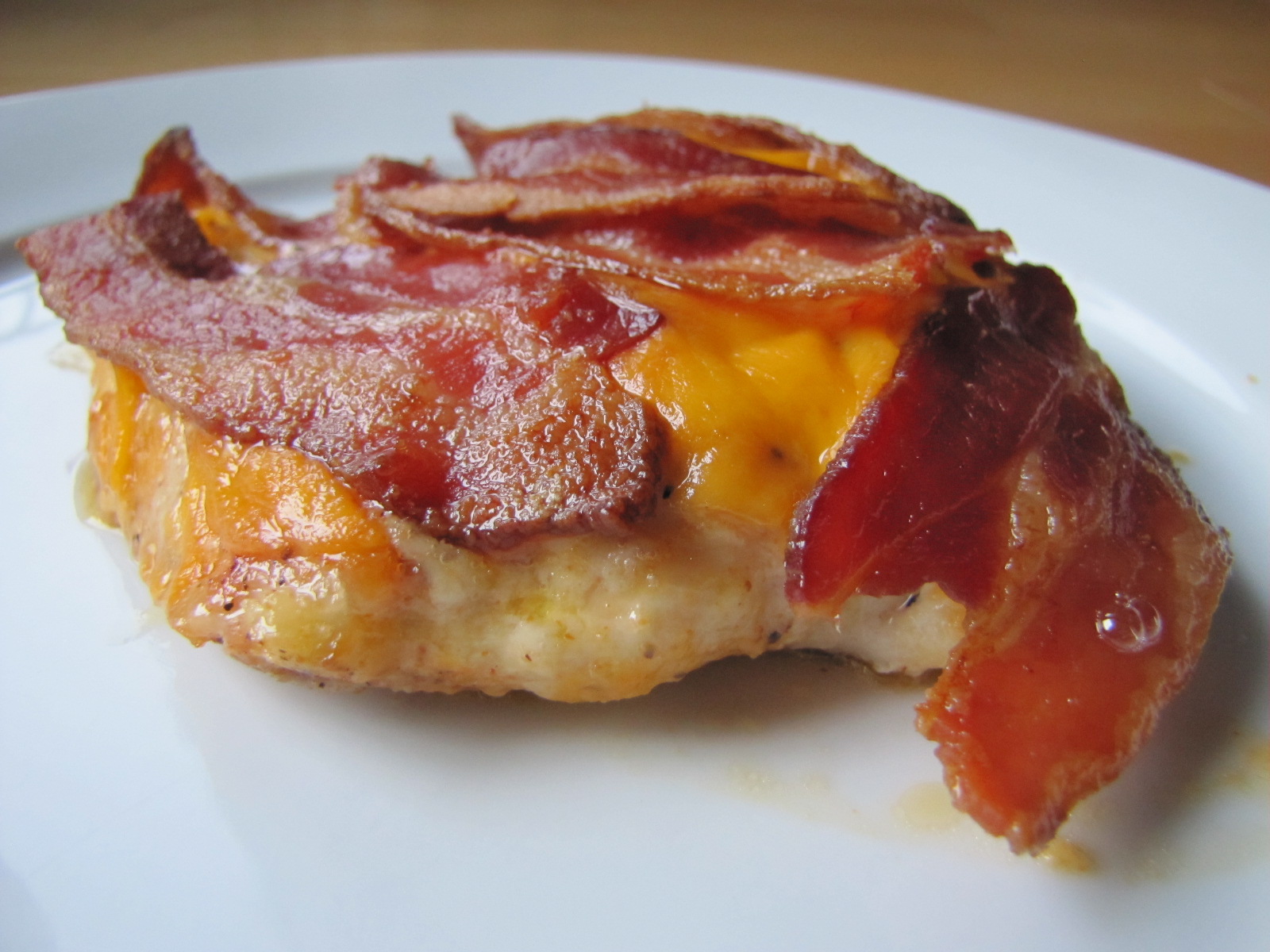 Katie Cooks Dinner SMOKY CHICKEN BREASTS WITH BACON AND CHEESE