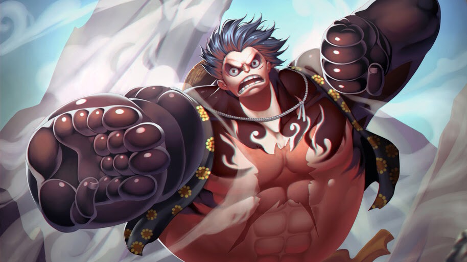 Luffy, Boundman, Gear Fourth, One Piece, 4K, #6.32