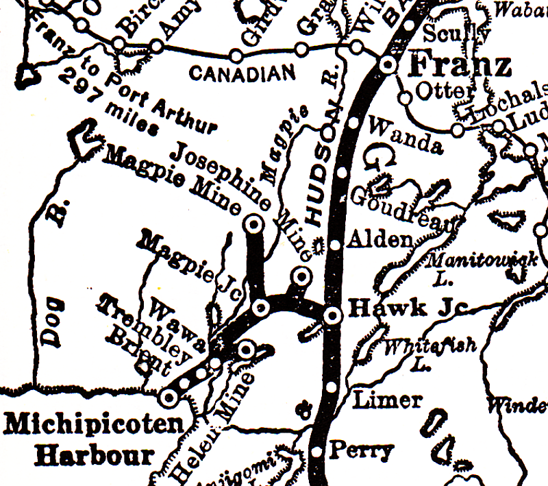 Rolly Martin Country Hawk Junction on the Algoma Central Railway, June