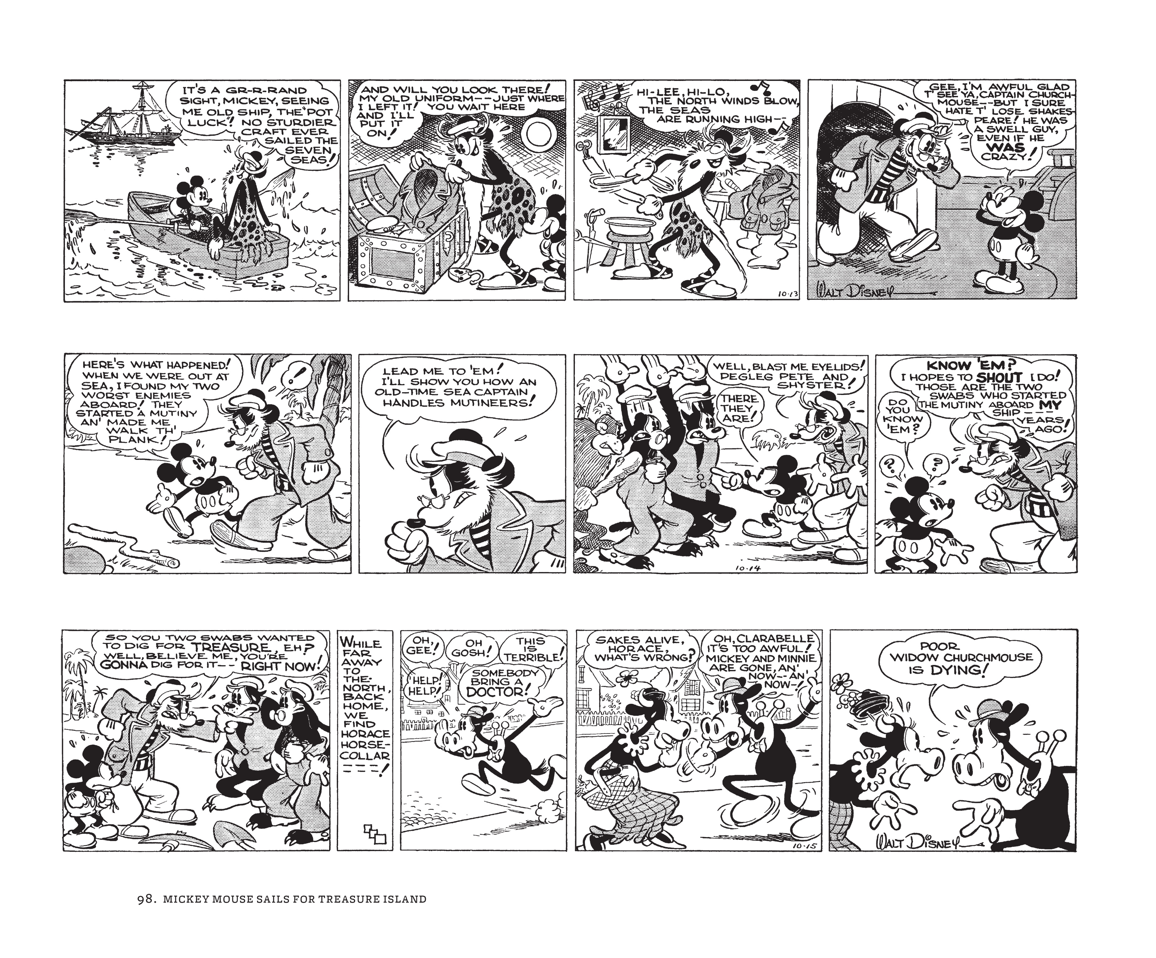 Read online Walt Disney's Mickey Mouse by Floyd Gottfredson comic -  Issue # TPB 2 (Part 1) - 98
