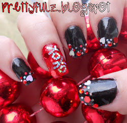 nail valentine valentines nails designs xoxo rhinestones acrylic prettyfulz