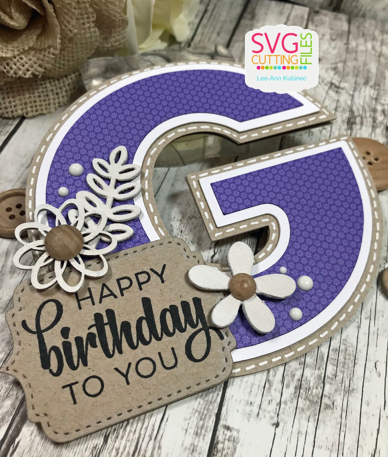 Snappy Scraps Letter G card with
