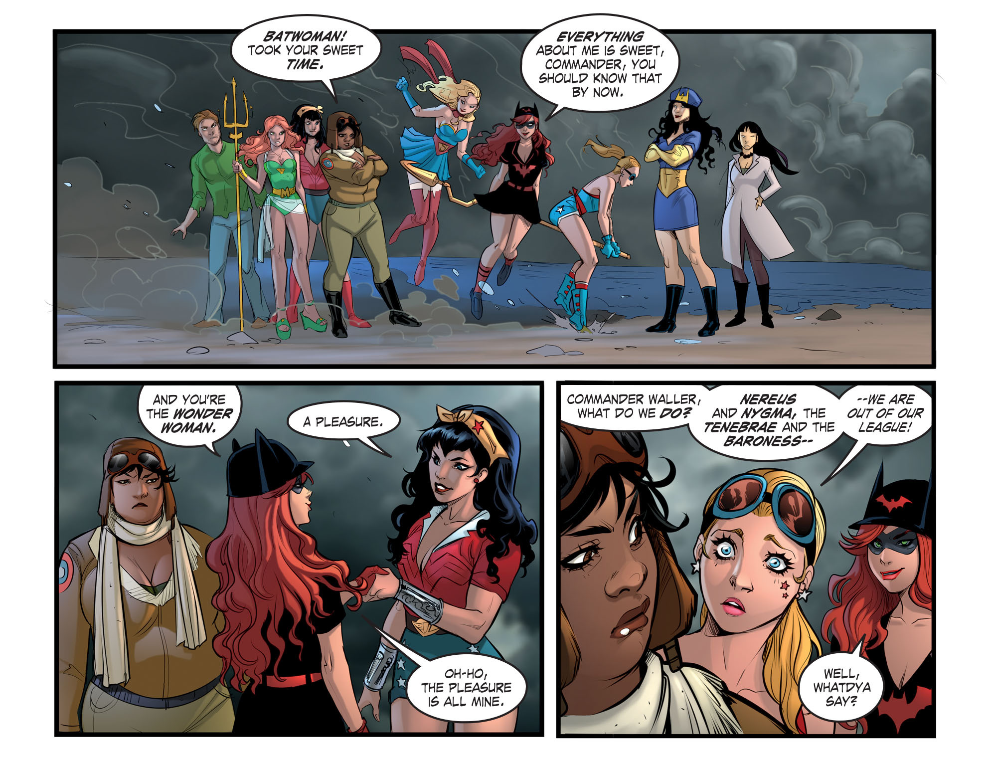 Read online DC Comics: Bombshells comic -  Issue #33 - 21