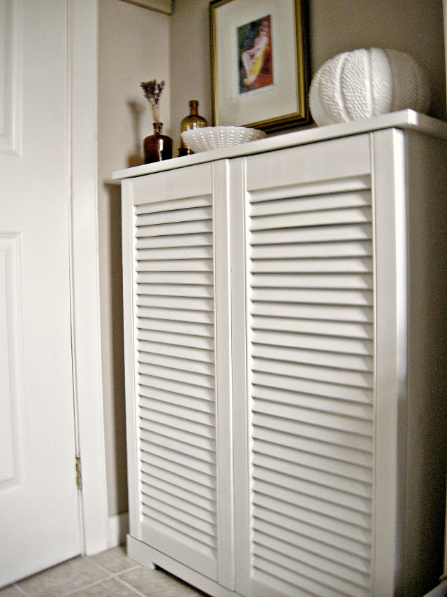 What To Do With Louvered Doors, Small Louvered Cabinet Doors