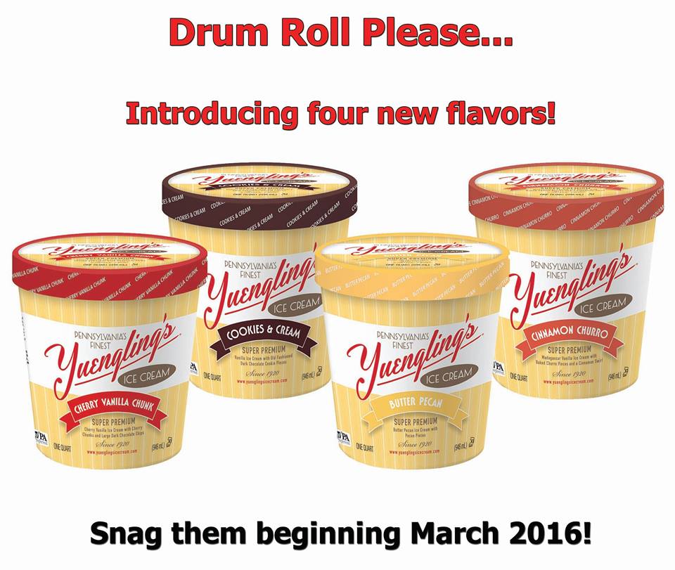 Yuengling's Ice Cream Announces New Flavors