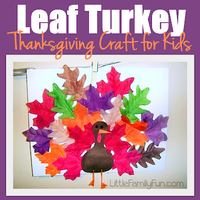 Little Family Fun: Leaf Turkey