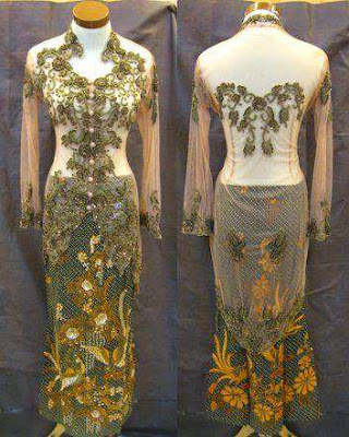25+ Model Kebaya Lengan Panjang Modern Terbaru 2018, Glamour & Keren