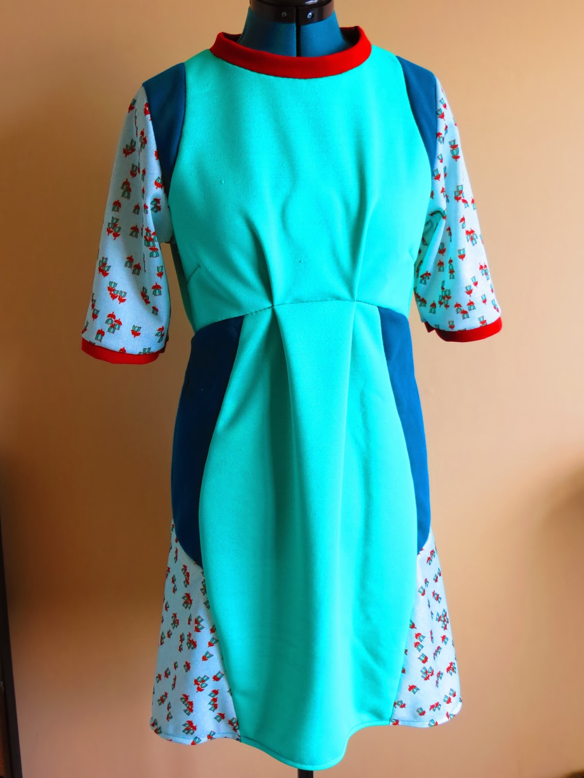 The Confident Journal: Asos Inspired Color Block Dress