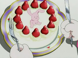 Strawberry-Bunny Cake