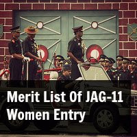 Merit List Of JAG-11 Women Entry