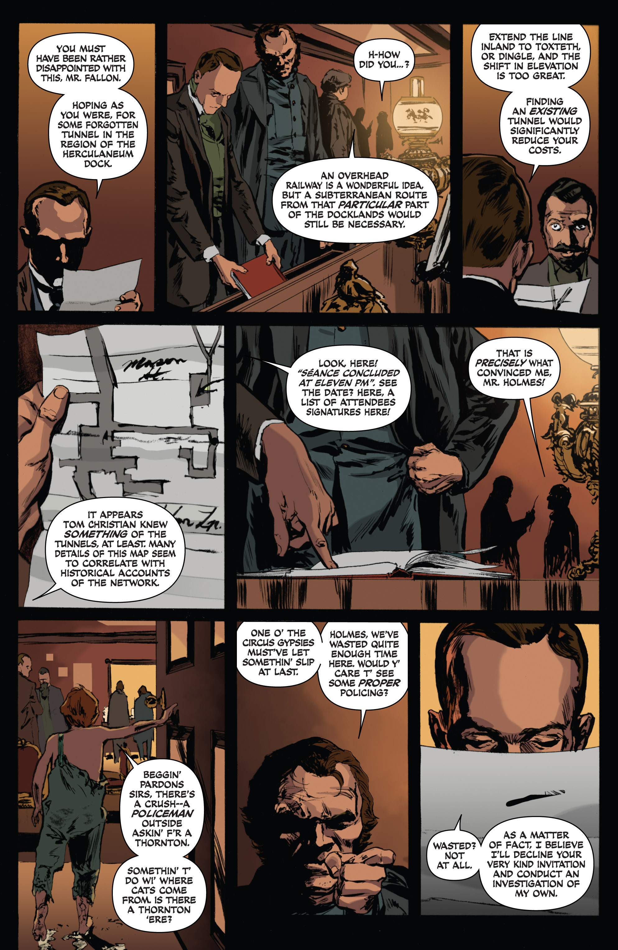 Read online Sherlock Holmes: The Liverpool Demon comic -  Issue #4 - 9