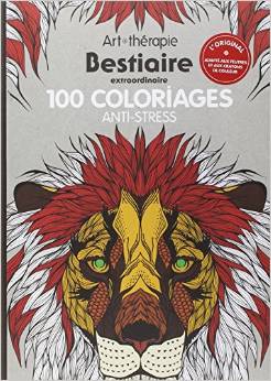 présentation livre de coloriage pour adulte bestiaire extraordinaire Hachette